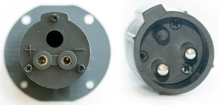 YEEDA ET010803 Charging Connector, 48V EAGLE Golf Cart Battery Charger Connector, Socket And Plug